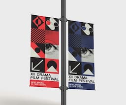Pole banner