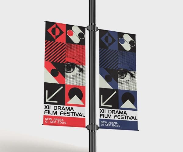 Pole banner